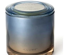 ILLUME Citrus Crush aromatinga stiklinė žvakė, mėlyna