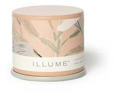 ILLUME kokosų pieno mango Demi Vanity Tin Duftlys, rožinė,