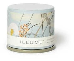 Usorteret ILLUME šviežios jūros druskos „Demi Vanity Tin“ kvapioji žvakė, žalia