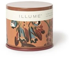 ILLUME Terra Tabac Vanity Tin Duftlys, ruda,