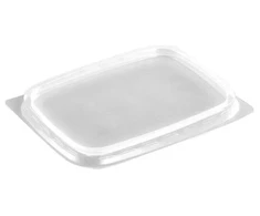 Usorteret Žema dėžutė iš plastiko, Mini 65,108x82x10mm PP, permatoma, kartoninė pakuotė po 1000 vnt., skirta maistui