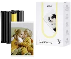 Spausdintuvas Liene PixCut 4×6″ spausdintuvo popierius, 72 lapai