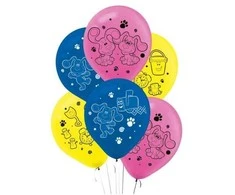 Riethmuller Europe Mėlyna´s Clues latex balloner, 6 stk