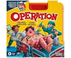 HASBRO GAMING OPERATION stalo žaidimas (suomių ir švedų kalbomis)