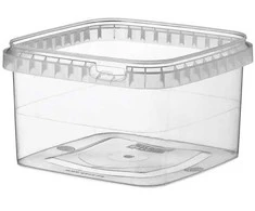 Condi Pagardų kibirėlis su dangteliu, mažas, PP, 750 ml, 128 x 128 x 74 mm, 228 vnt./indelis
