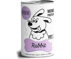 Usorteret Paka Zwierzaka PEPE MONO PROTEIN Triušiena 400g