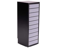 Furniture Trade Kompiuterio spintelė su 10 skyrių, įskaitant įkrovimo skyrius