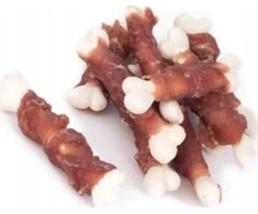 PETITTO Kalcio ir ančių mėsos kubeliai - skanėstas šuniui - 500g