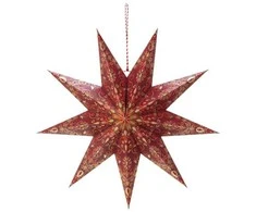 PIP Studio Kalėdinė žvaigždė raudona 60 cm