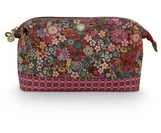 PIP Studio Cooper kosmetinė piniginė didelė Tutti i Fiori Rožinė 26x18x12cm