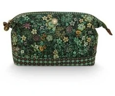 PIP Studio Cooper kosmetinė piniginė didelė Tutti i Fiori Žalias 26x18x12cm