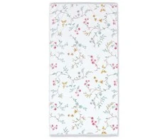 PIP Studio Flowers Baltas 70x140