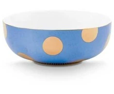 PIP Studio rinkinys/2 dubenėliai, mėlyni taškeliai, 15 cm