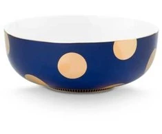 PIP Studio rinkinys/2 dubenėliai, taškuoti, tamsiai mėlyni, 15 cm
