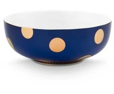 PIP Studio rinkinys/2 dubenėliai, taškuoti, tamsiai mėlyni, 20 cm