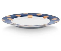 PIP Studio rinkinys/2 lėkštės, taškuotos, tamsiai mėlynos, 26,5 cm