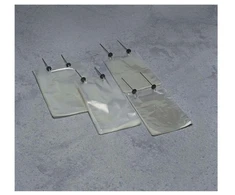 Usorteret Plastikinis maišelis, 30 µm, 220 x 460 mm, trumpoji pusė atvira, pp, skaidrus, maišelis su įsiuvu apačioje, dėžutė su