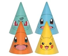 Riethmuller Europe Party Deco Pokemon kepurės 16cm 8vnt