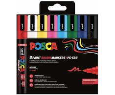 Posca - PC-5BR set, 8 pcs (401676)