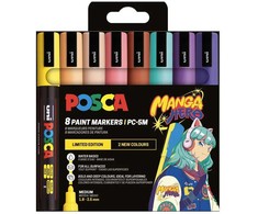 Posca - PC-5M - Manga Heros Set, 8 pcs (401680)
