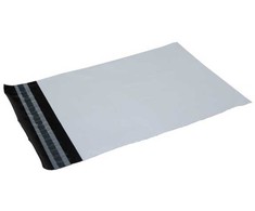Usorteret BNT Siuntimo maišeliai 450x550 mm, balti, PE, pagaminti iš 100 % perdirbto plastiko - (100 vnt.)