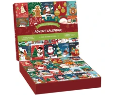 Dėlionė Usorteret PUZZLES Merry Christmas Advent Puzzle 24 Themes 1008 pcs