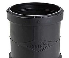 Huliot Doo Eur Tyli dviguba jungtis 75 mm - 75 mm garsą slopinanti dviguba nuotekų jungtis
