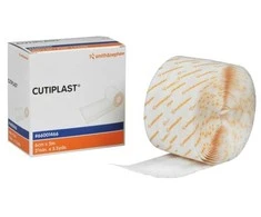 Abena Žaizdų pleistras, Cutiplast, 5 m x 6 cm, baltas