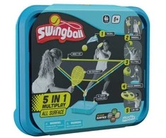 Usorteret Svingbolas 5 viename – uodeginis kamuolys + tenisas su kartimi + tinklinis + futbolas + disko metimas