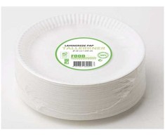 Usorteret Lėkštės, laminuotos, 18cm, 100 vnt./pak.