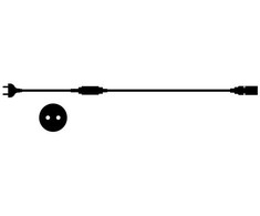 Sirius Techline wtyczka 1,5M -