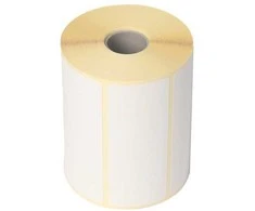 Terminė etiketė, TOP, balta, 102x192mm, su perforuota ø40 šerdimi, 350 vnt./ritinėlyje
