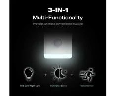 Planet Thirdreality Wi-Fi Matter išmanioji naktinė RGB lemputė 3 in 1