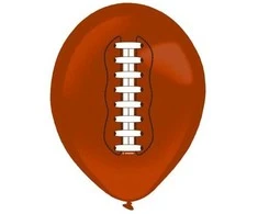 Riethmuller Europe Touchdown latex balloner, 6 stk