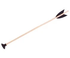 Bestsaller Medinė strėlė su siurbtuku, 40 cm, lankams iki 100 cm