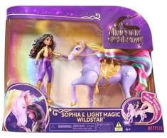 Unicorn Academy Vienaragio akademijos maža lėlė Sophia ir magija Wildstar