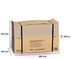 Fillpak Užpildomas popierius TT/M GrasiKraft 38cm x 500m, 1 vijų lankstinys