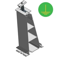 Usorteret Van der Valk – Aliumininis maišelio laikiklis ValkPro+ P10° tarpinis elementas
