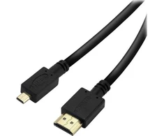 Vivanco VVVHDMI15MICRO, 1,5 m, HDMI Type A (standardinis), HDMI Type D (micro), juodas