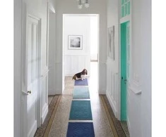 VIVARAISE ENZO BATHMAT PEACOCK 54X110