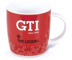 Vw Collect VW GTI kavos puodelis „The Legend“ raudonas, 370 ml
