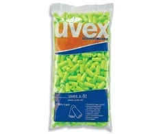 uvex x-fit vienkartinių ausų kištukų užpildymo pakuotė (200 porų)