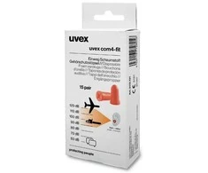 Ausų kamštukai Uvex X-fit, 33dB, oranžiniai, Minibox, 15 porų dėžutėje, S dydis