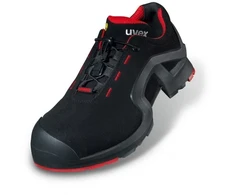 Uvex 85162, Unisex, Suaugusiems, Apsauginiai batai, Juoda, Raudona, ESD, S3, SRC, Greitieji raišteliai