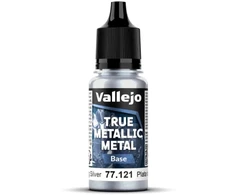 Vallejo : 77.121 - True Metallic Metal - Base - Sterling Sidabrinis (18 ml)