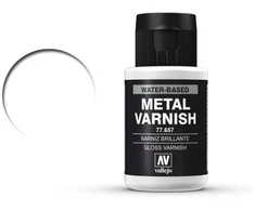 Vallejo Metal Color 77657 Blizgus metalo lakas Vallejo universalus