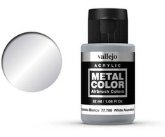 Vallejo metalo spalva 77706 baltas aliuminis Vallejo universalny
