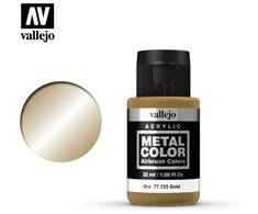 Vallejo Vallejo: 77.725 – Metalo spalva – Auksinis (32 ml)