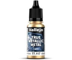 Vallejo Vallejo: 77.117 - True Metallic Metal - Light - Arcane Gold (18 ml)