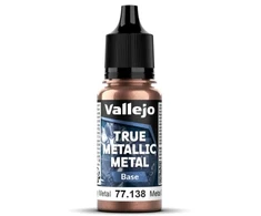 Vallejo Vallejo: 77.138 - True Metallic Metal - Base - Rusty Metal (18 ml)